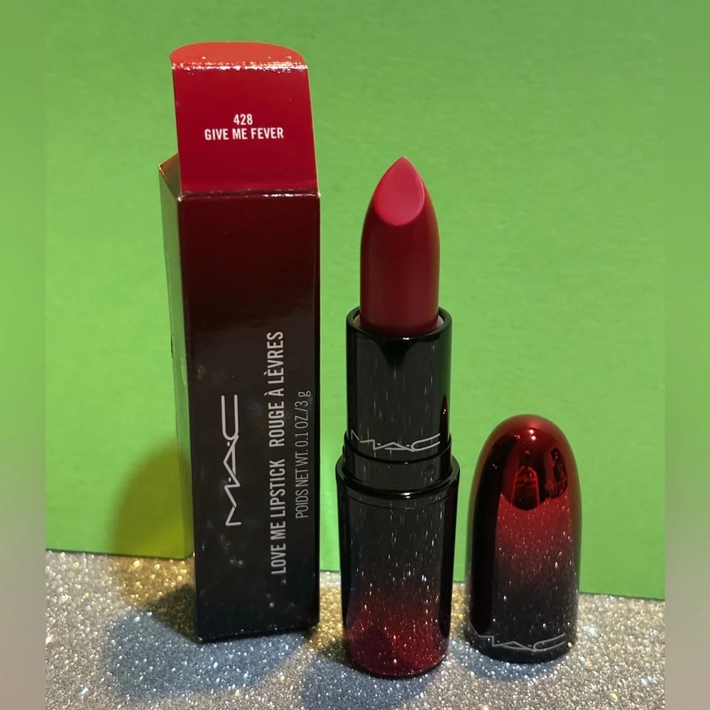 BNIB! MAC Love Me Lipstick in Give Me Fever 428 🥵💄